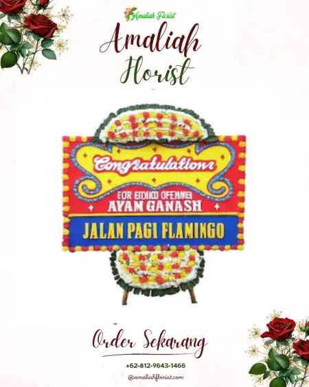 Sewa Papan Bunga Sindulang Satu